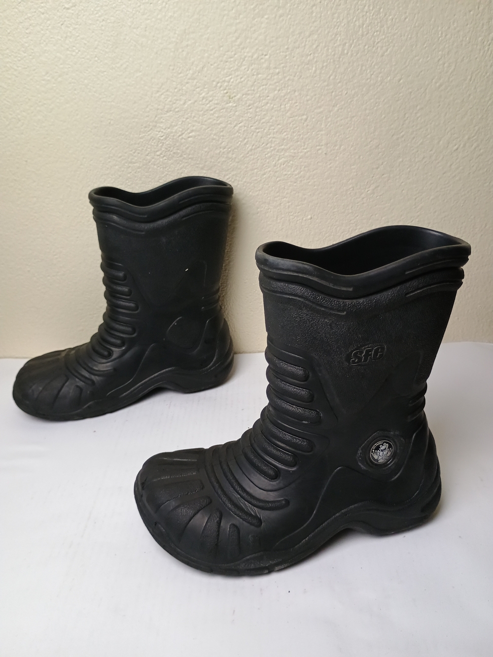 Shoes For Crews Bullfrog Black W6/M5 Waterproof Winter Rain Work Boots